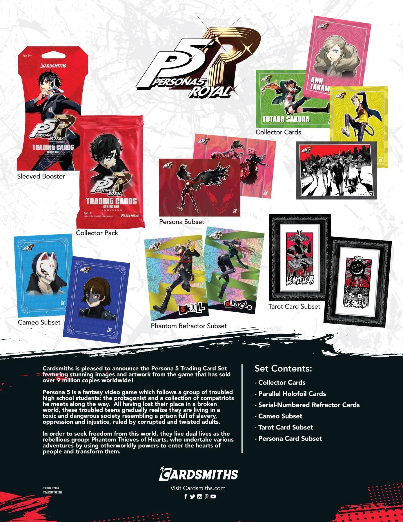 2026 Cardsmiths Persona 5 Royal Hobby 4-Box Case | Presell (Ships Sealed Only)