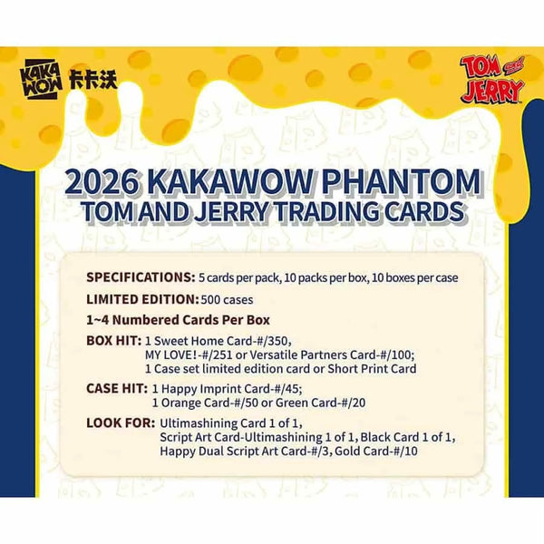 2026 Kakawow Phantom Tom & Jerry Hobby Box | Presell