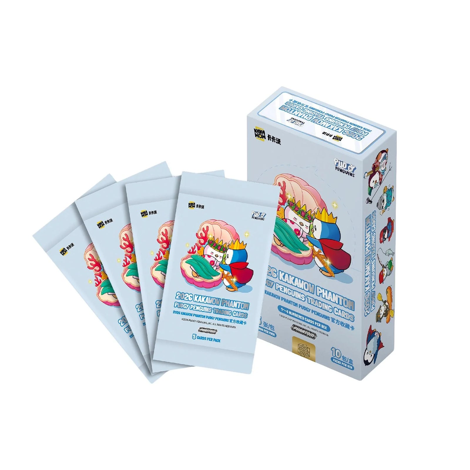 2026 Kakawow Phantom Pudgy Penguins Hobby Box Presell (Ships Sealed Only)