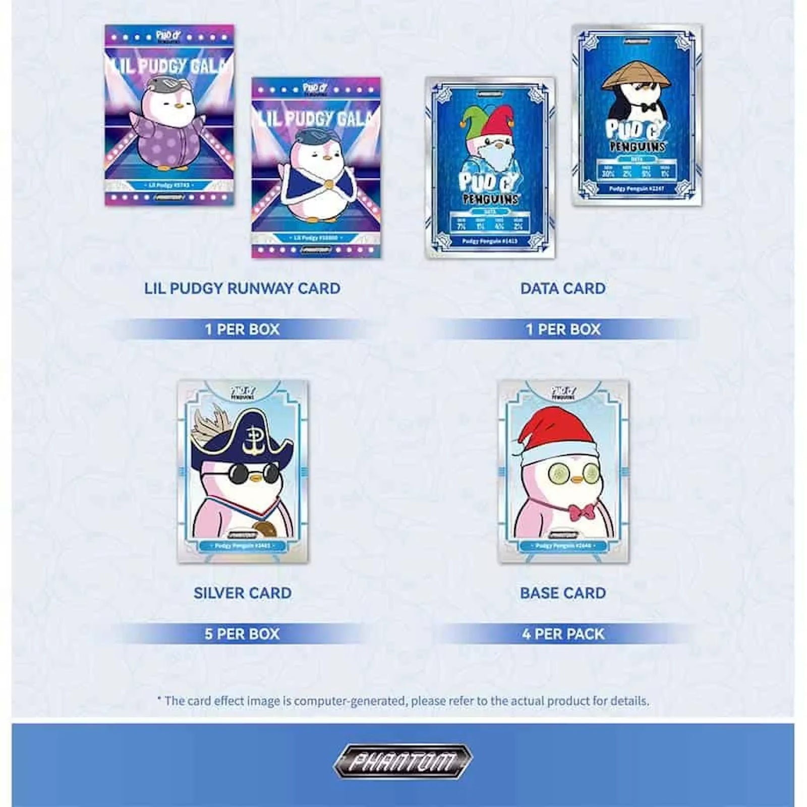 2026 Kakawow Phantom Pudgy Penguins Hobby Box Presell (Ships Sealed Only)