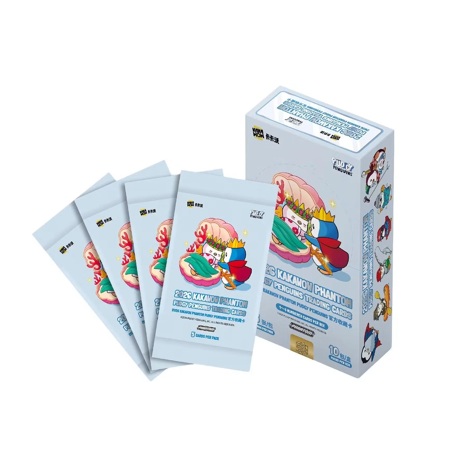 2026 Kakawow Phantom Pudgy Penguins Hobby 10 Box Case Presell (Ships Sealed Only)