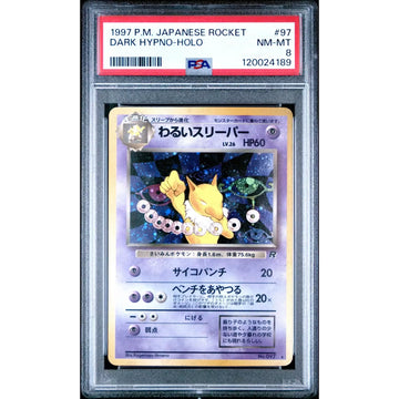 Dark Hypno 97 Team Rocket Japanese Card | PSA 8