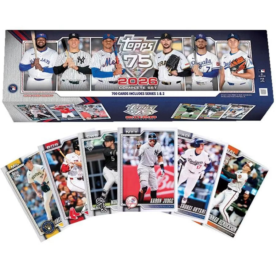 2026 Topps Baseball Factory Set | 704 Cards with Rookie Inserts (Ships Sealed Only)