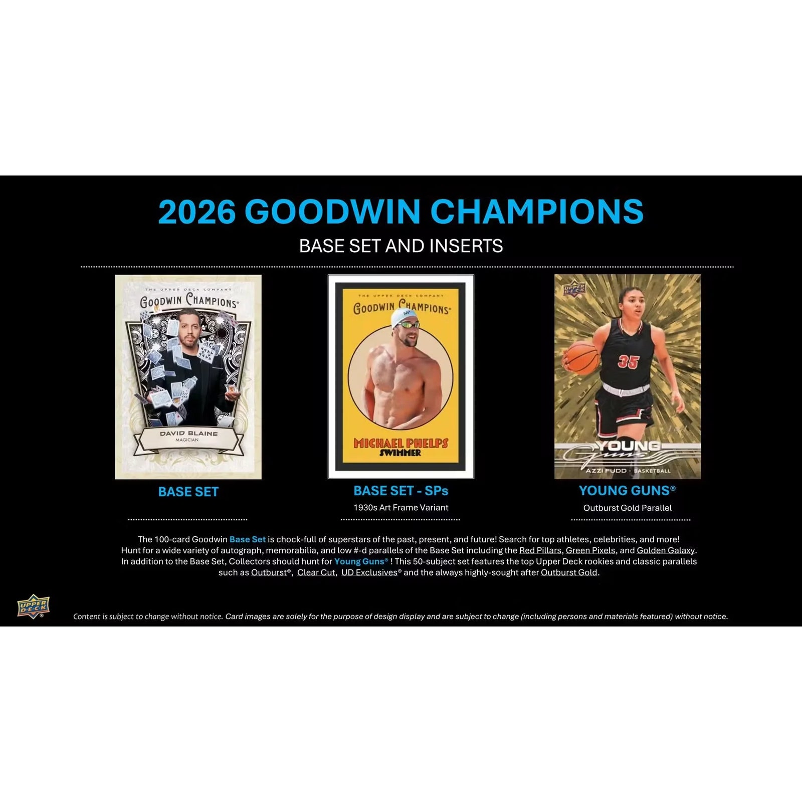 2026 Upper Deck Goodwin Champions Hobby Box | Presell (Ships Sealed Only)