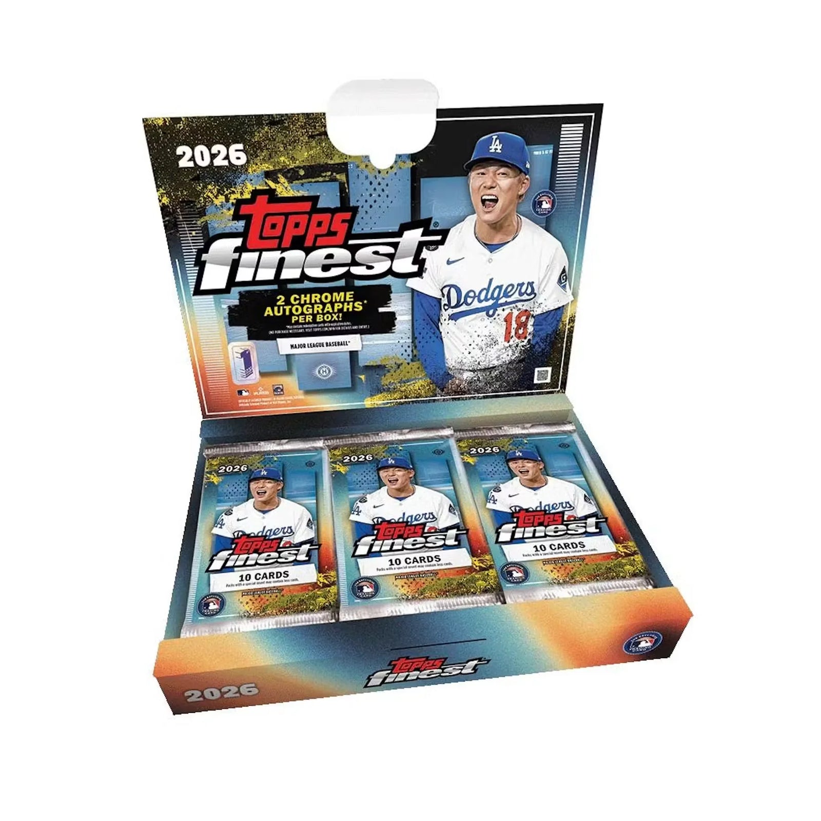 2026 Topps Finest Baseball Hobby Box | First Day Issue Presell (Ships Sealed Only)