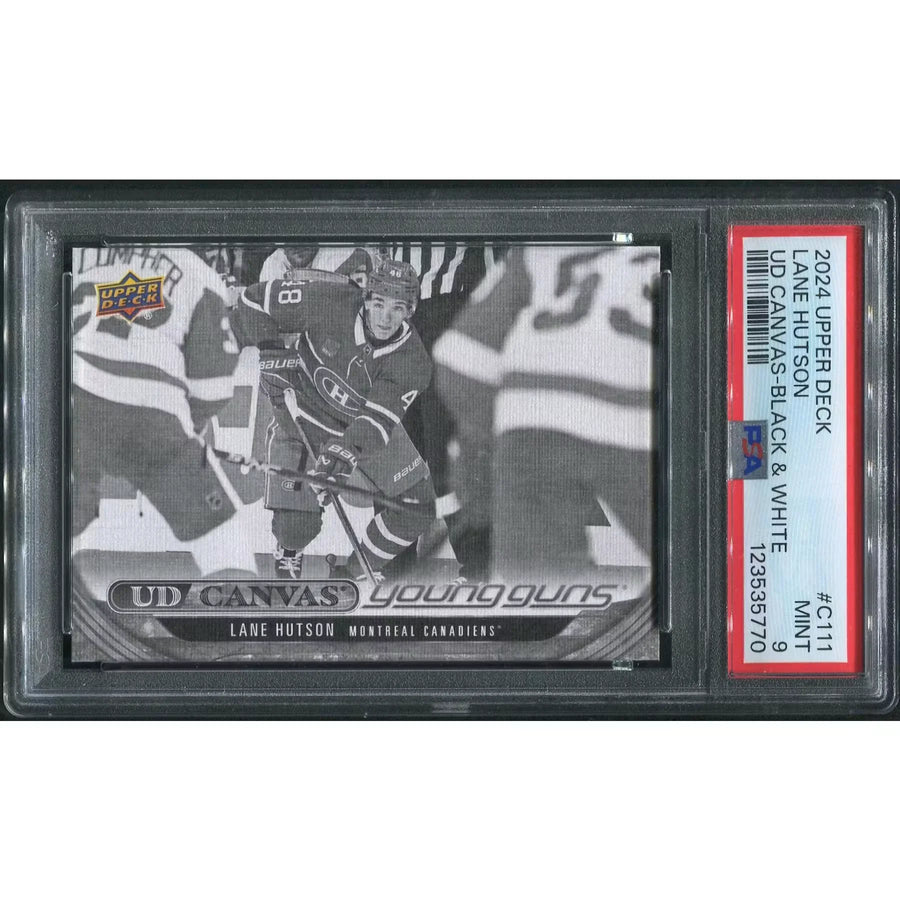 Lane Hutson 2024-25 Upper Deck Young Guns Rookie | PSA 9 #C111