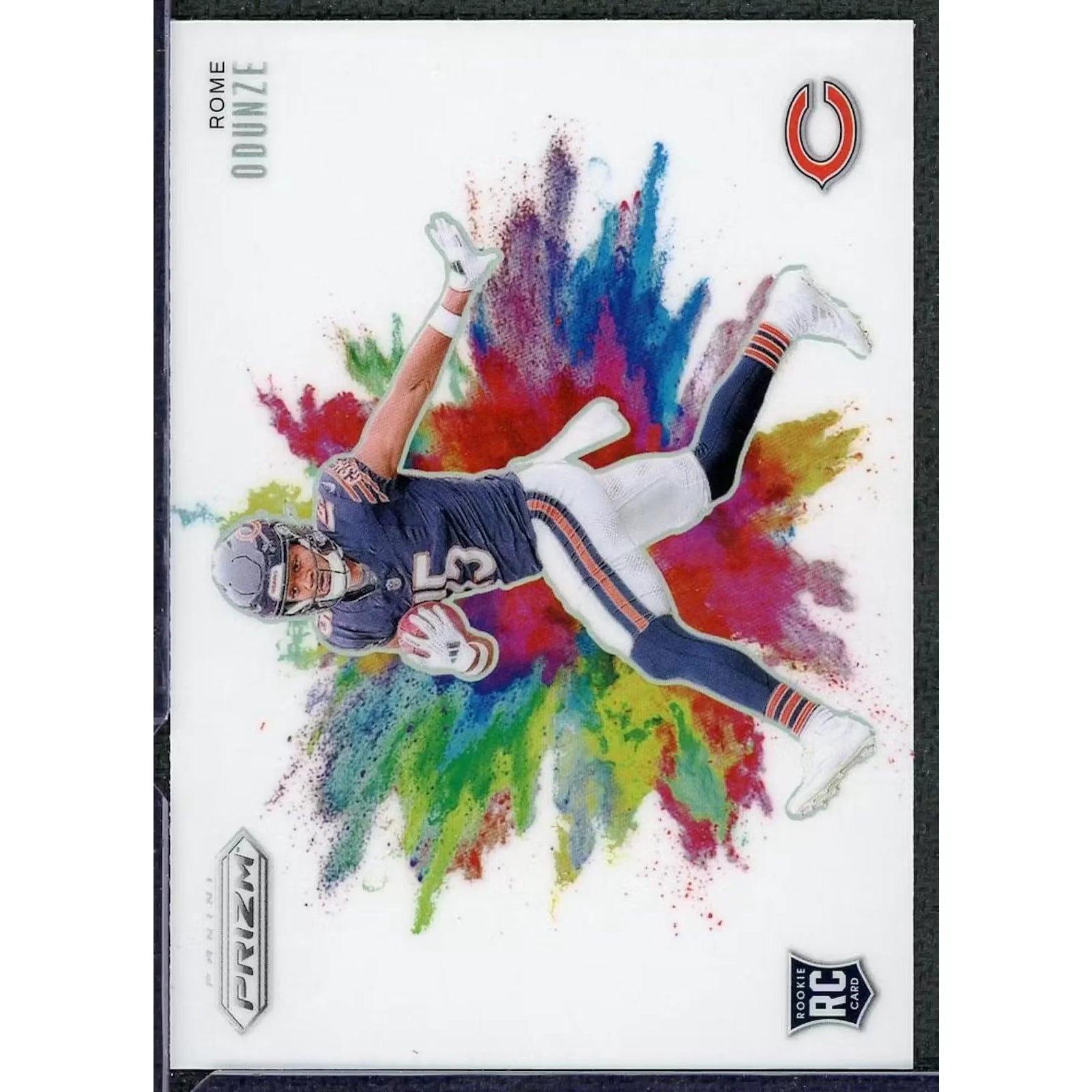 Rome Odunze 2024 Panini Prizm Color Blast Rookie Card #12