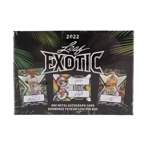 2022 Leaf Exotic Multisport Hobby Box | Autographed Cards (Ships Sealed Only)