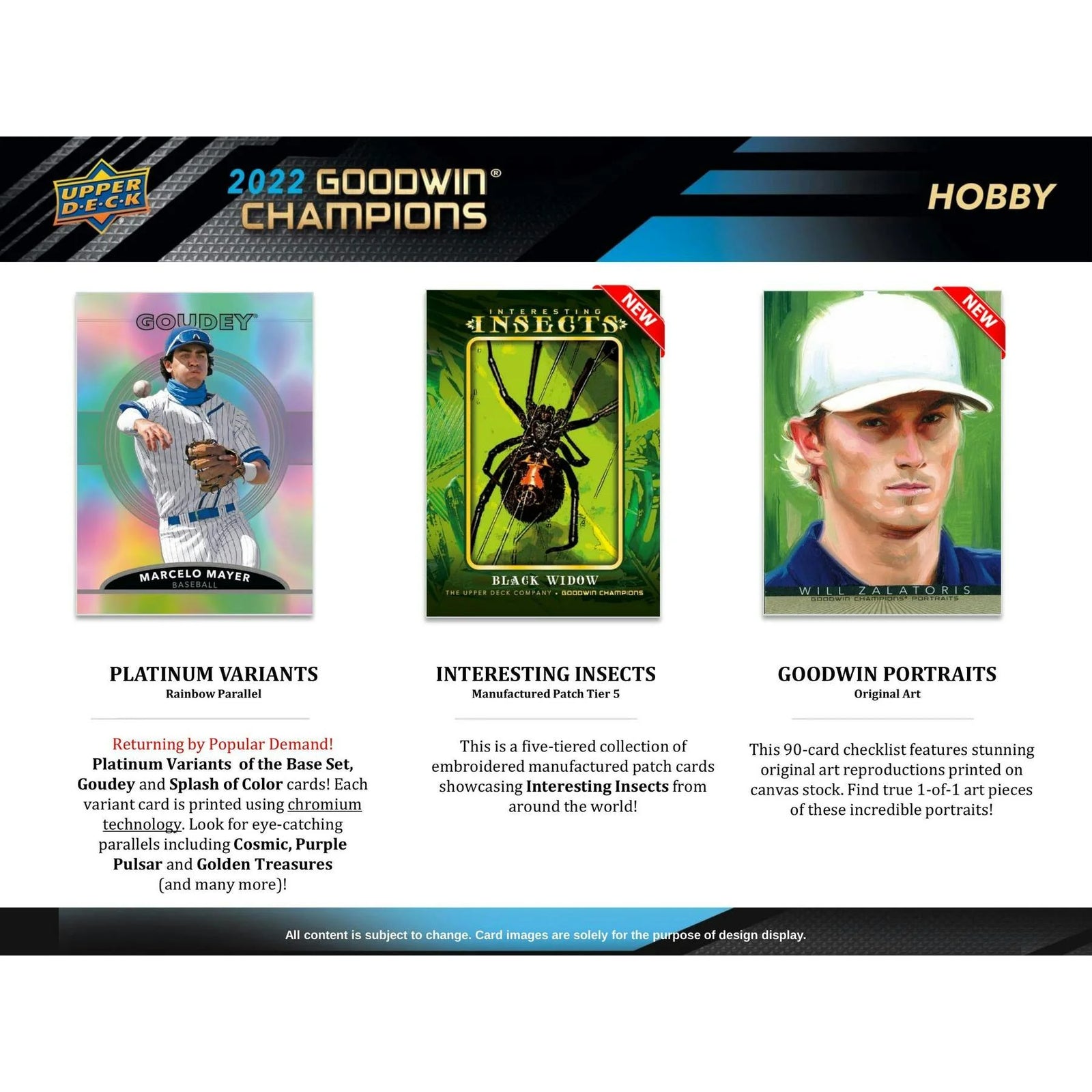 DRAFT - 2022 Upper Deck Goodwin Champions Hobby Box