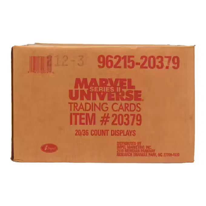 Marvel Universe Series 2 Wax Case | 1991 Impel 20-Box Set (Ships Sealed Only)