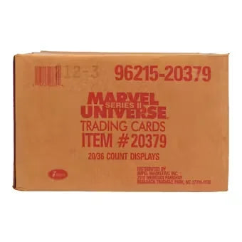 Marvel Universe Series 2 Wax Case | 1991 Impel 20-Box Set (Ships Sealed Only)