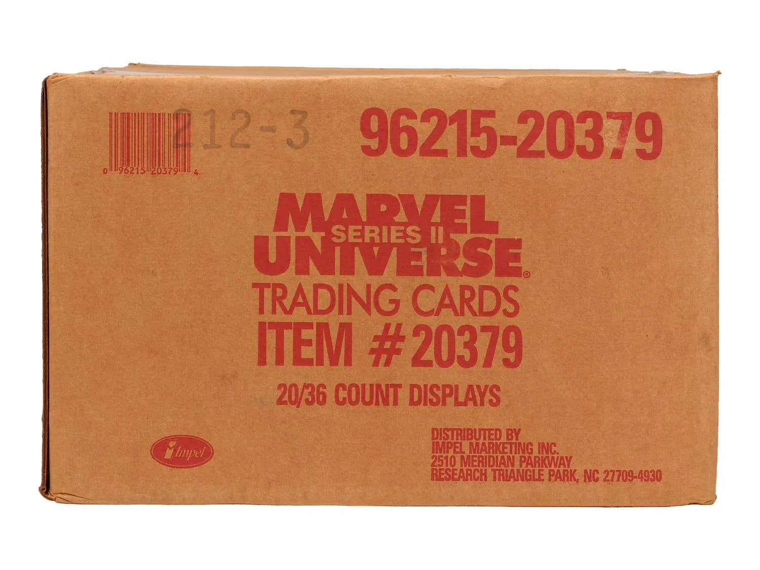 Marvel Universe Series 2 Wax Case | 1991 Impel 20-Box Set (Ships Sealed Only)