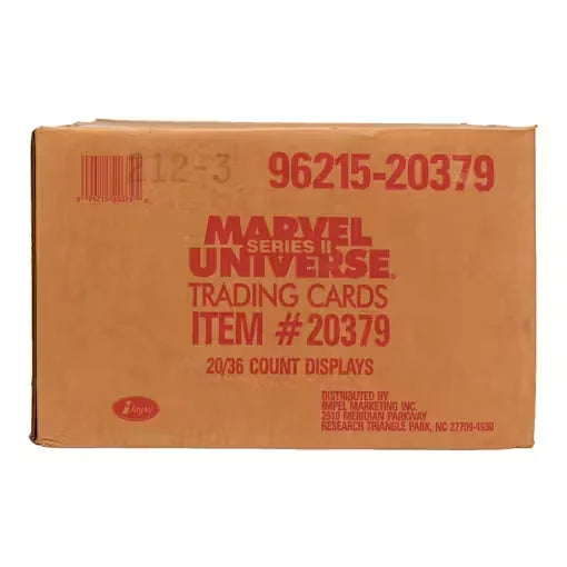 Marvel Universe Series 2 Wax Case | 1991 Impel 20-Box Set (Ships Sealed Only)