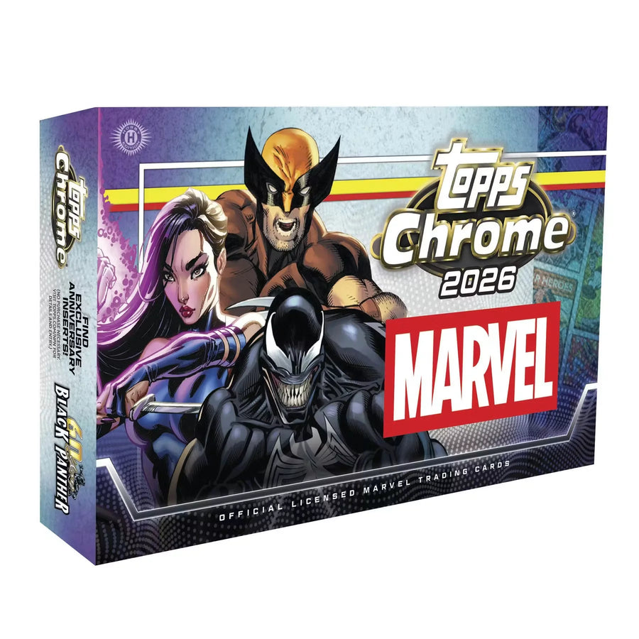 2026 Topps Chrome Marvel Comics Hobby 8-Box Case | Presell (Ships Sealed Only)
