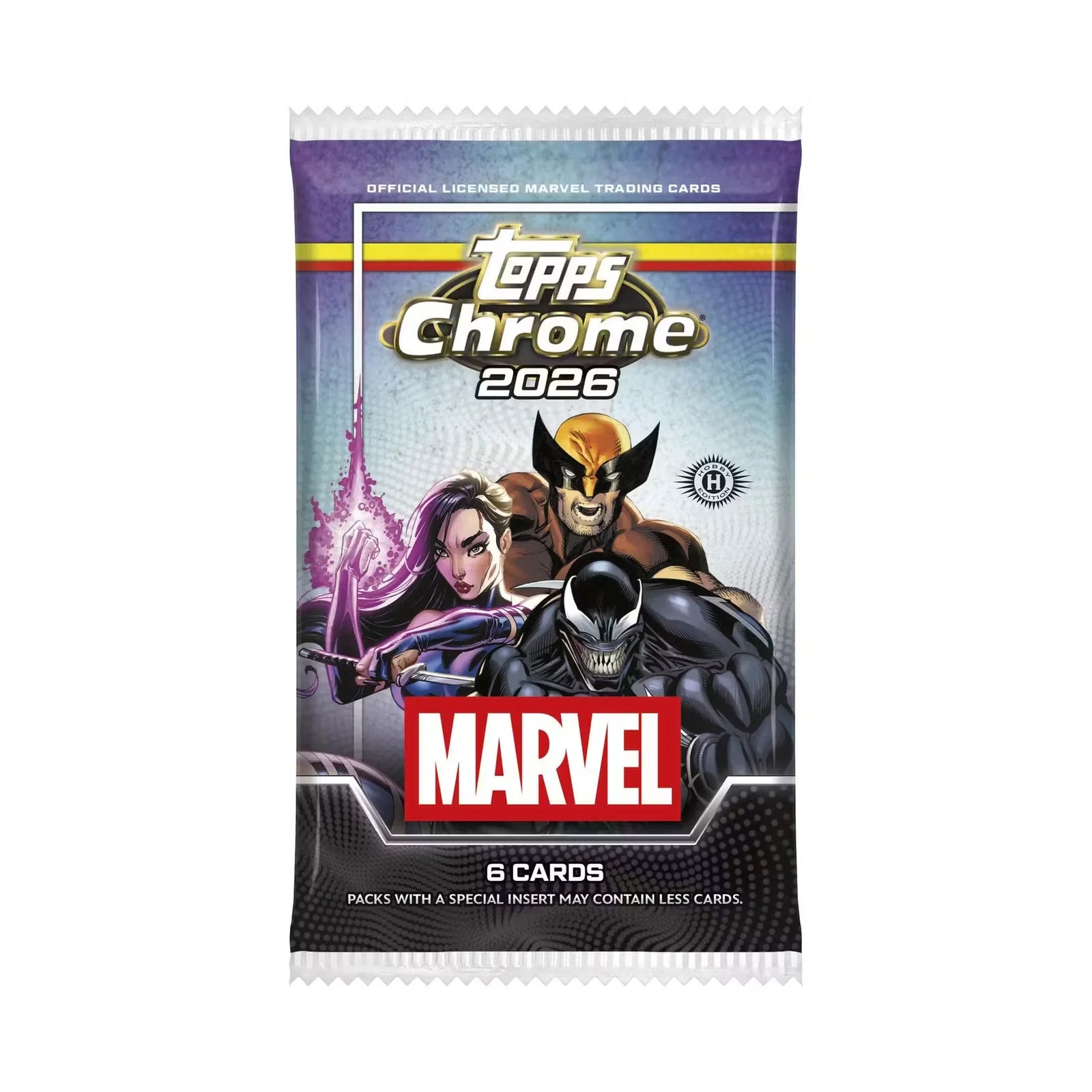 2026 Topps Chrome Marvel Comics Hobby 8-Box Case | Presell (Ships Sealed Only)
