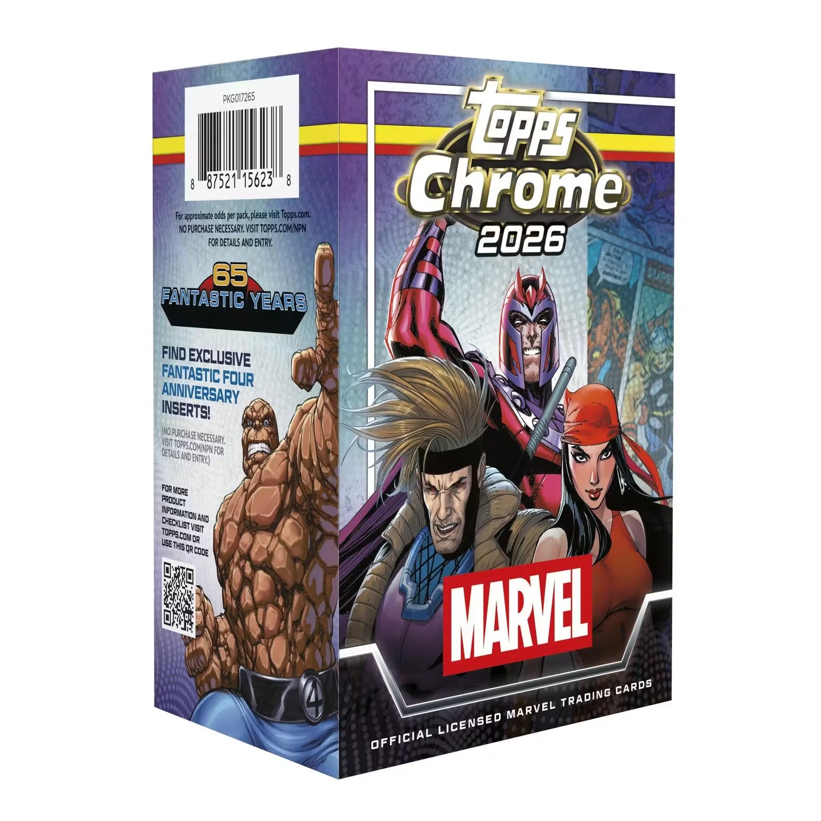 2026 Topps Chrome Marvel Comics Blaster 40-Box Case | Presell (Ships Sealed Only)