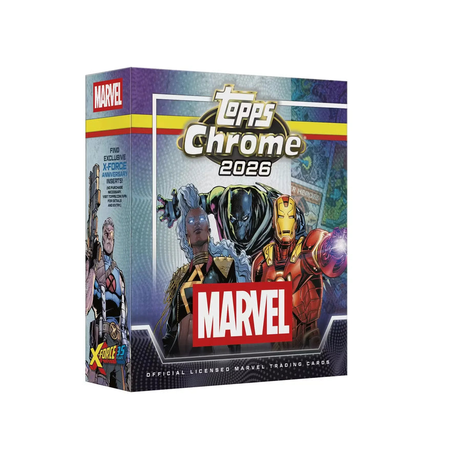 2026 Topps Chrome Marvel Comics Mega Box | Presale (Ships Sealed Only)