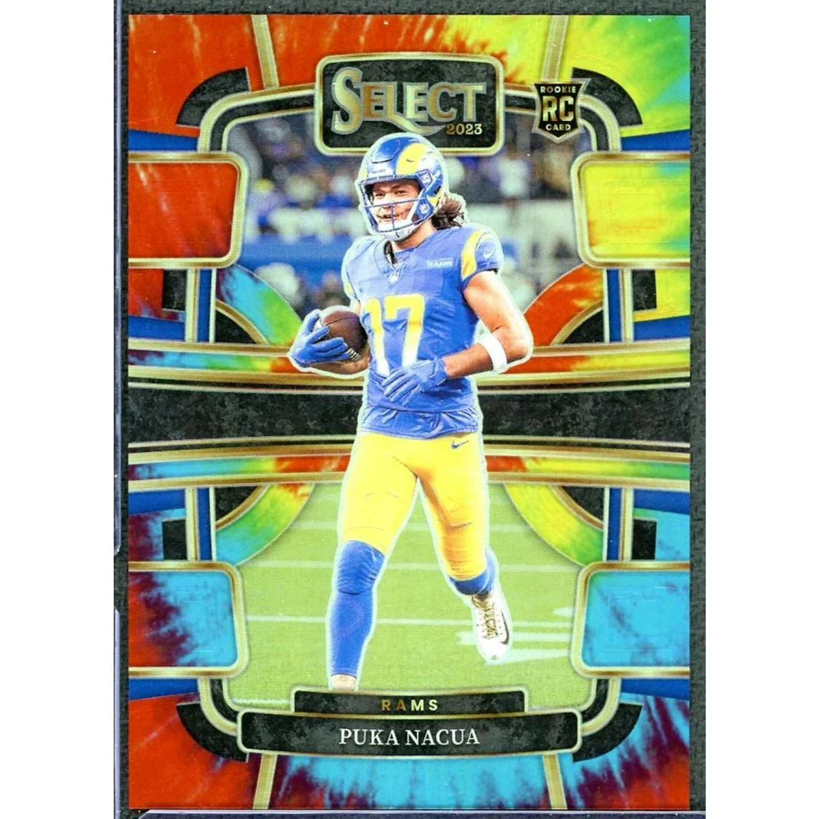 Puka Nacua 2023 Panini Select Rookie Tie-Dye Card | #56/25