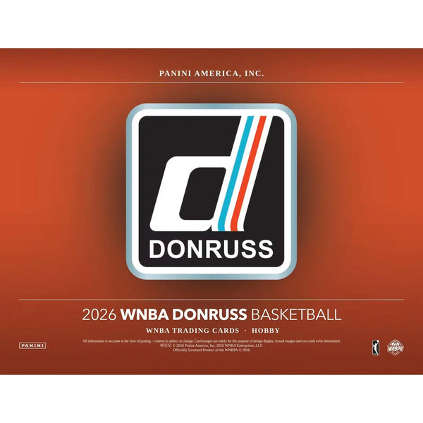 2026 Panini Donruss WNBA Basketball Hobby 16-Box Case | Presell (Ships Sealed Only)