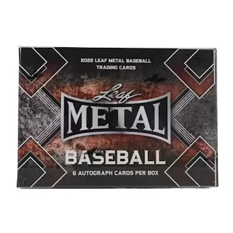 2022 Leaf Metal Baseball Hobby Box (Ships Sealed Only)