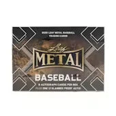 2022 Leaf Metal Baseball Hobby Jumbo Box | 9 Autos Per Box (Ships Sealed Only)