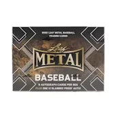 2022 Leaf Metal Baseball Hobby Jumbo Box | 9 Autos Per Box (Ships Sealed Only)