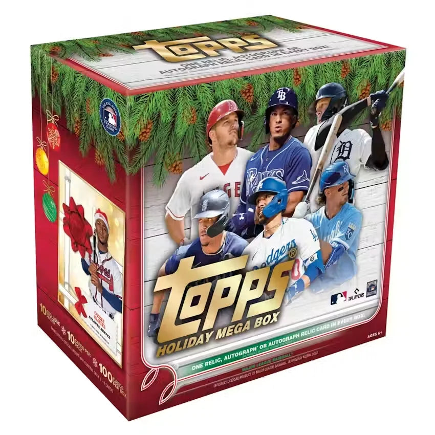 2022 Topps Holiday Baseball Mega Box (Ships Sealed Only)