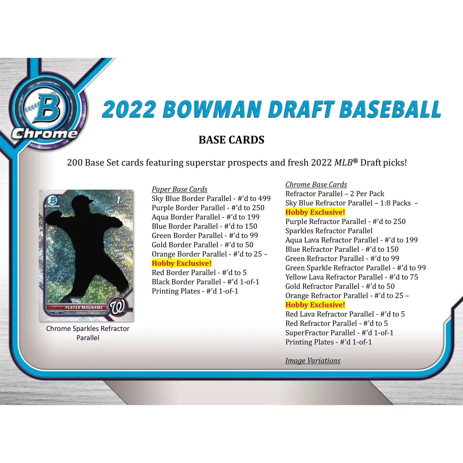 2022 Bowman Draft Baseball Hobby Jumbo 8 Box Case