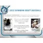 DRAFT - Just In 2022 Bowman Draft Baseball Hobby Lite Box