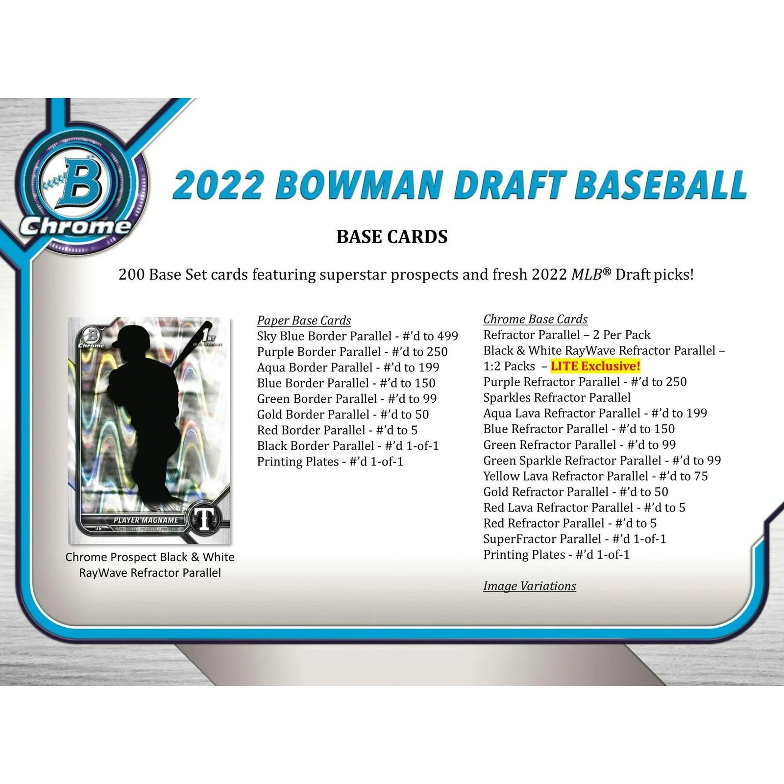 DRAFT - Just In 2022 Bowman Draft Baseball Hobby Lite Box