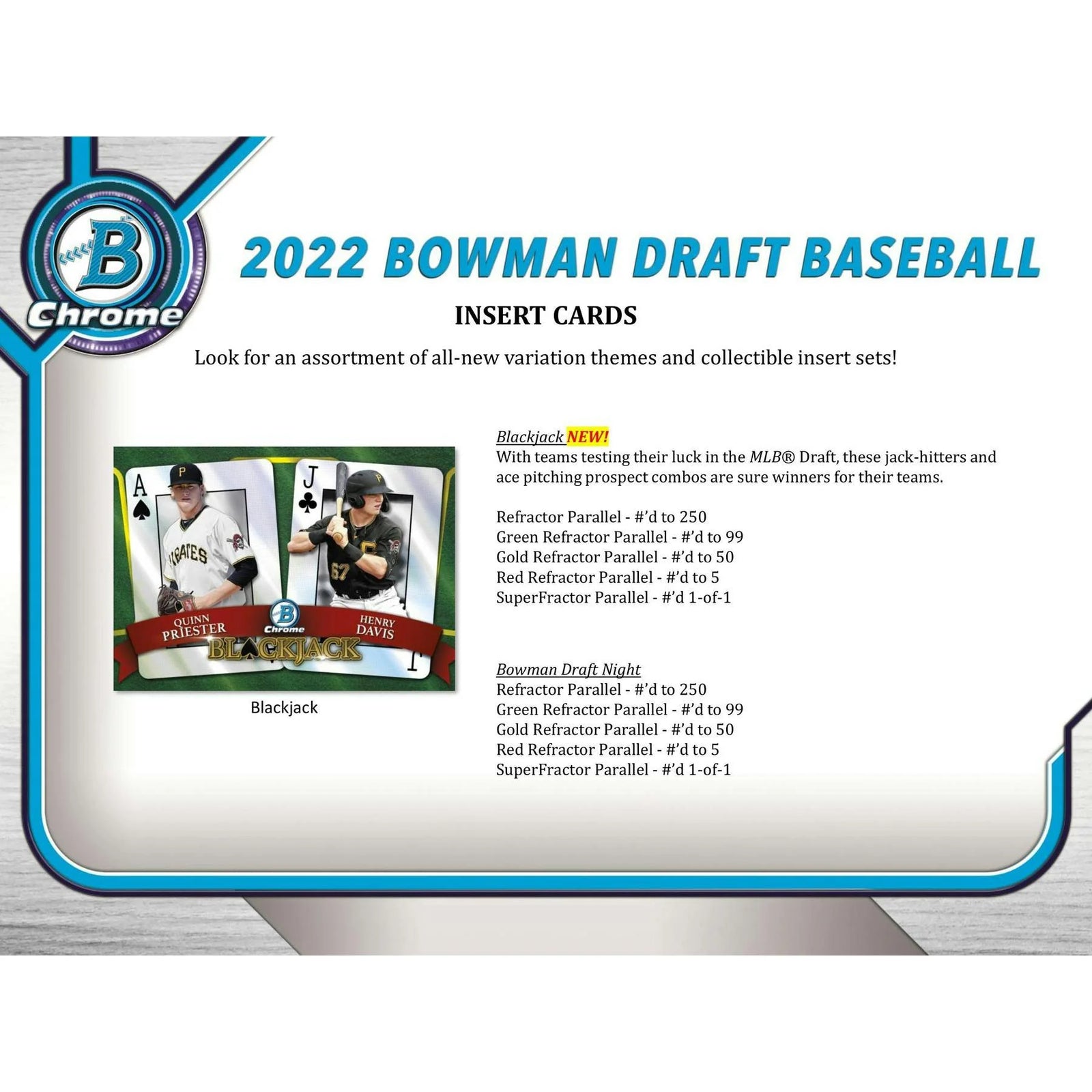 DRAFT - Just In 2022 Bowman Draft Baseball Hobby Lite Box