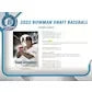2022 Bowman Draft Baseball Hobby Lite 16 Box Case