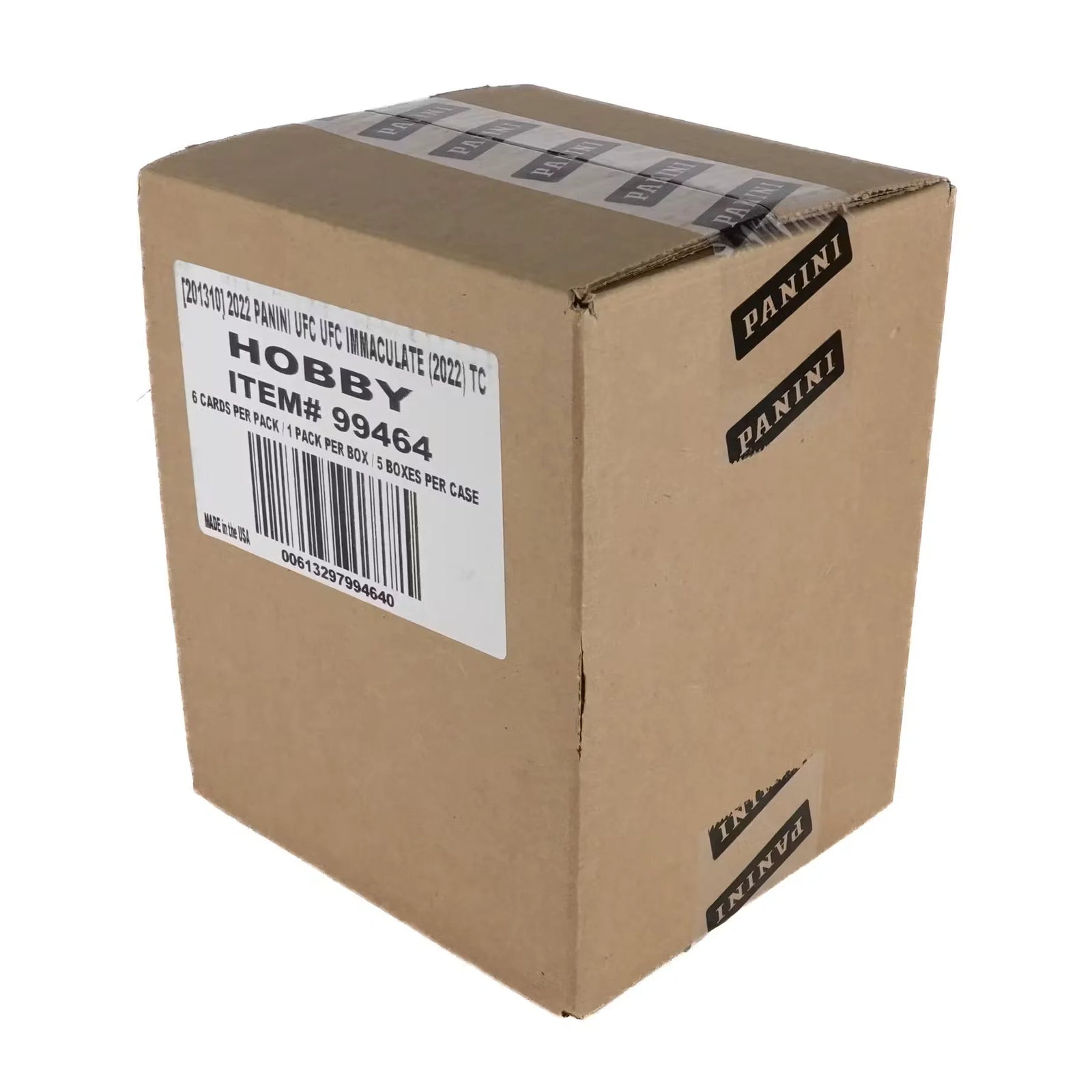 2022 Panini Immaculate UFC Hobby 5-Box Case | 15 Autographs (Ships Sealed Only) - D