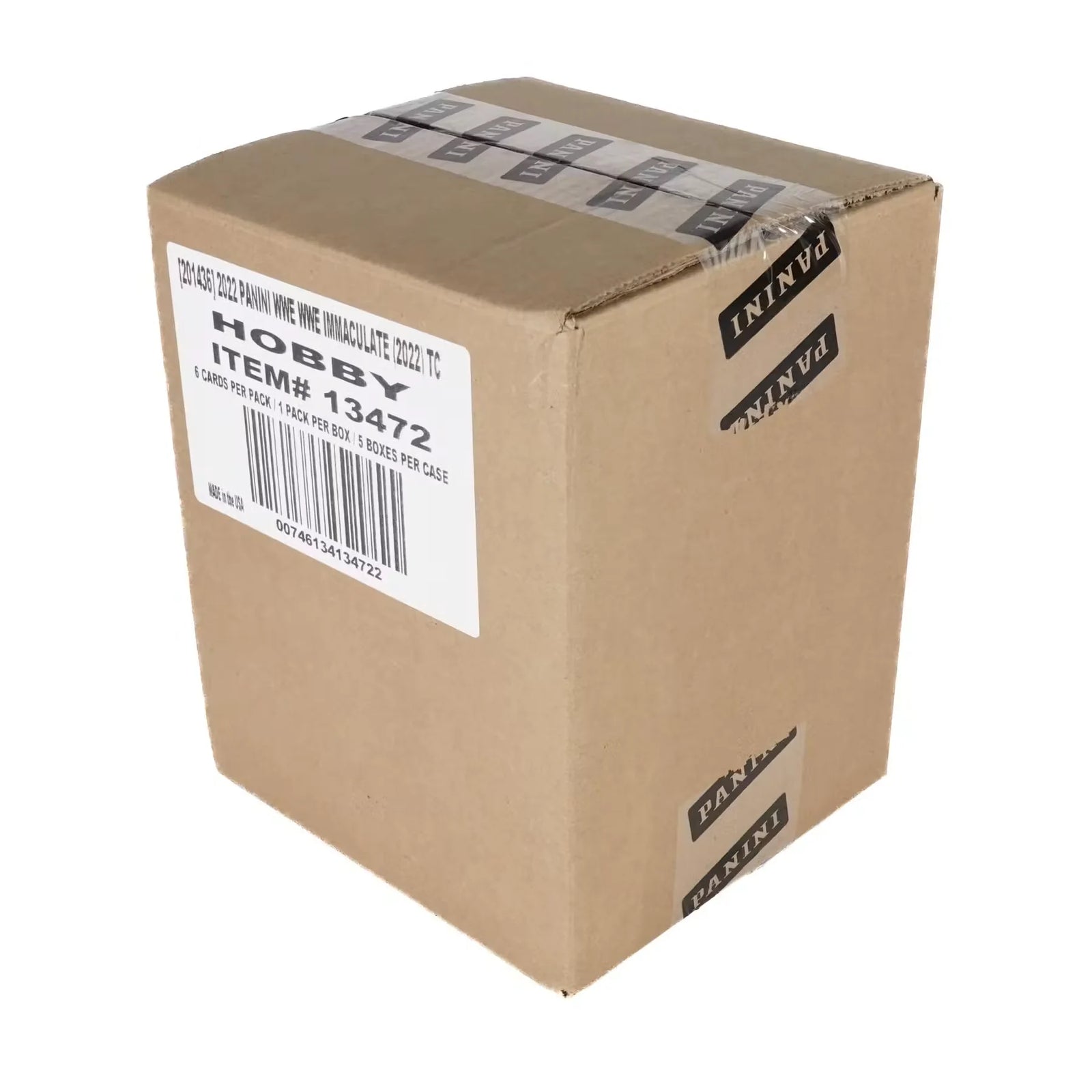 2022 Panini Immaculate WWE Wrestling Hobby 5-Box Case (Ships Sealed Only)