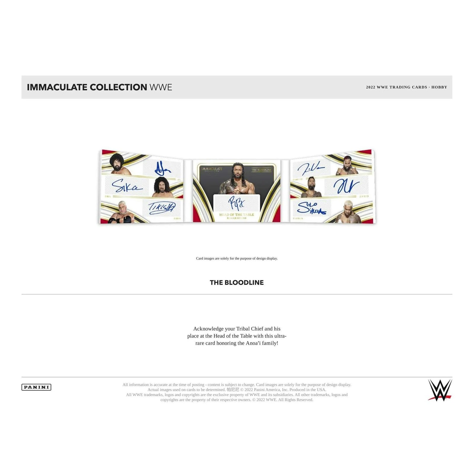 2022 Panini Immaculate WWE Wrestling Hobby 5-Box Case (Ships Sealed Only)