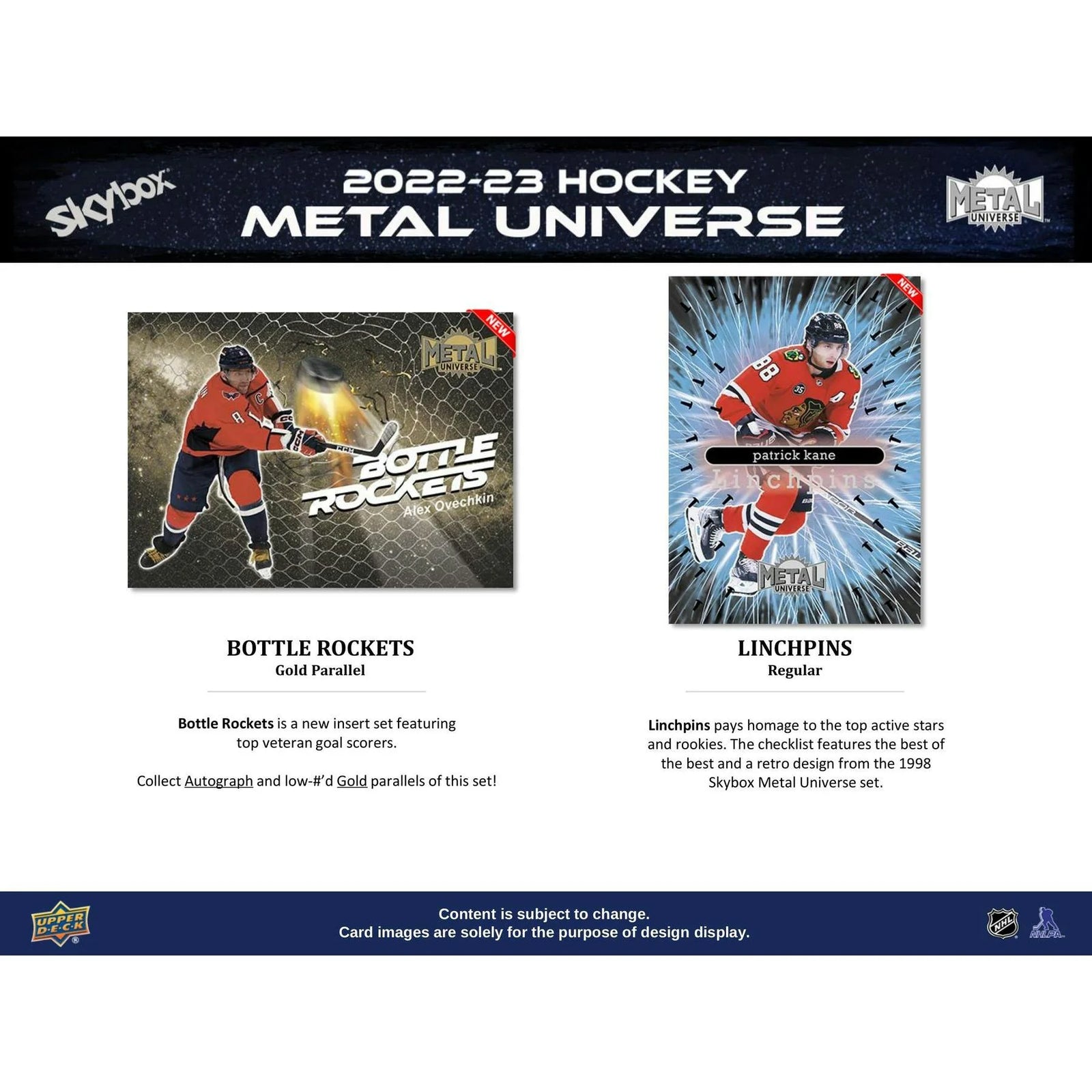 DRAFT - 2022-23 Upper Deck Skybox Metal Universe Hockey Hobby Box | dacardworld:BVIE0Q4VN7