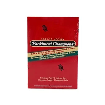 DRAFT - Just In 2022/23 Upper Deck Parkhurst Champions Hockey Blaster Box