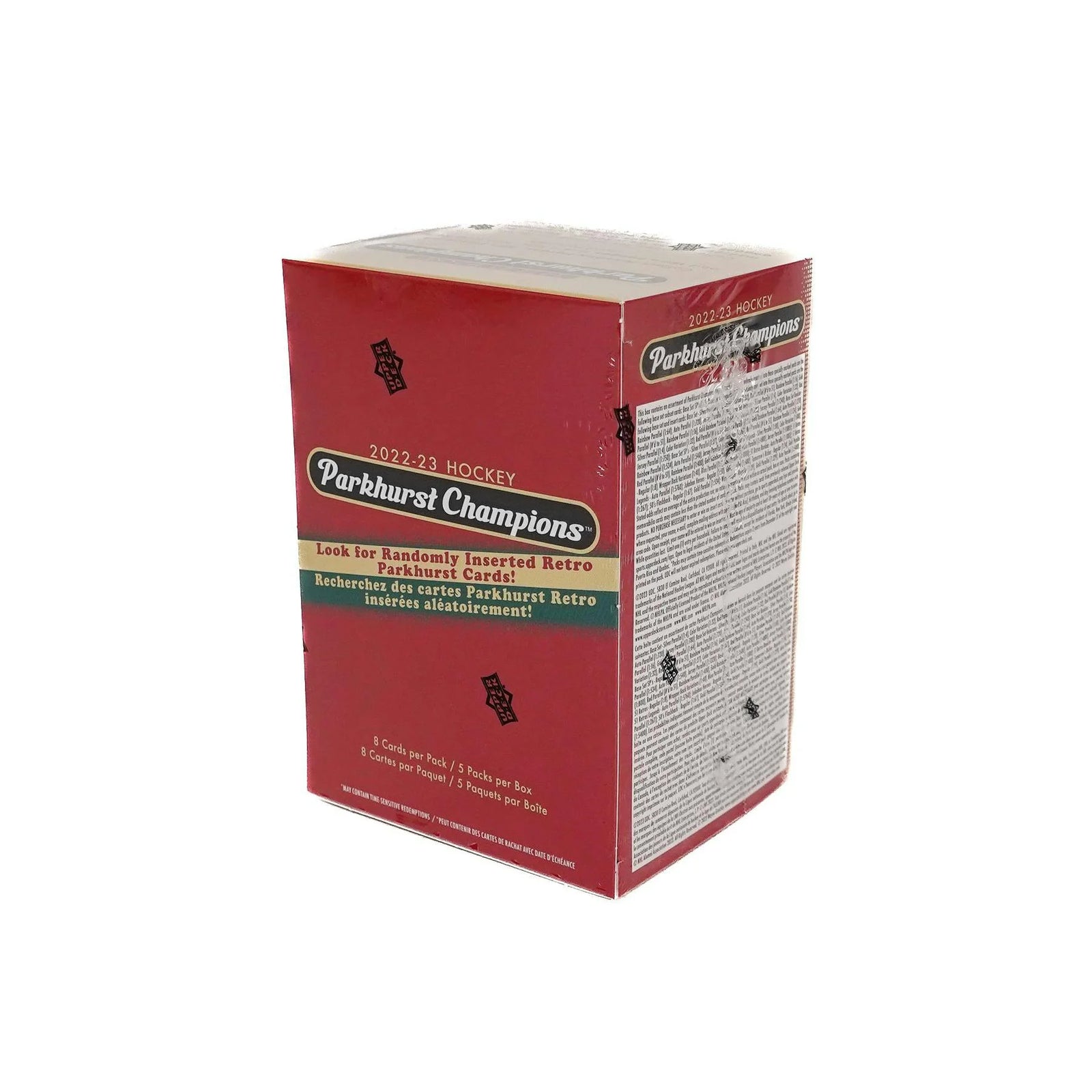 DRAFT - Just In 2022/23 Upper Deck Parkhurst Champions Hockey Blaster Box