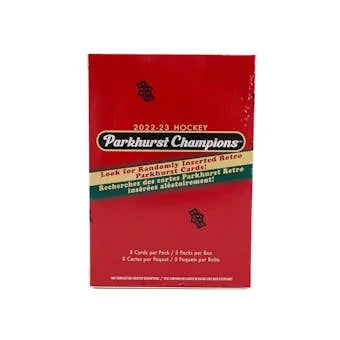 DRAFT - Just In 2022/23 Upper Deck Parkhurst Champions Hockey Blaster Box