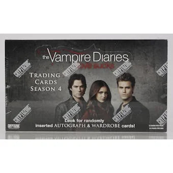 DRAFT - 2016 Cryptozoic The Vampire Diaries Season 4 Trading Cards Box
