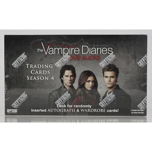 DRAFT - 2016 Cryptozoic The Vampire Diaries Season 4 Trading Cards Box