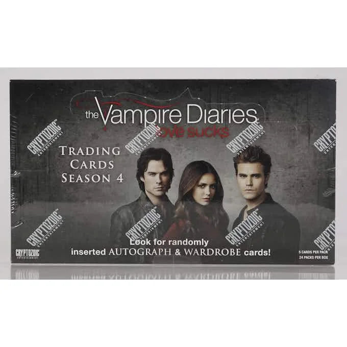 DRAFT - 2016 Cryptozoic The Vampire Diaries Season 4 Trading Cards Box