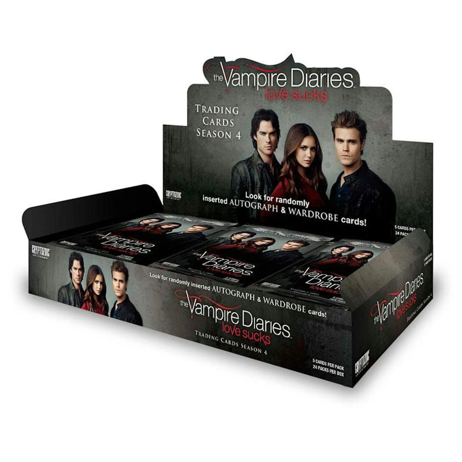 DRAFT - 2016 Cryptozoic The Vampire Diaries Season 4 Trading Cards Box