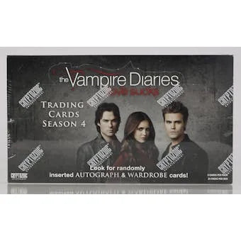 DRAFT - 2016 Cryptozoic The Vampire Diaries Season 4 Trading Cards Box