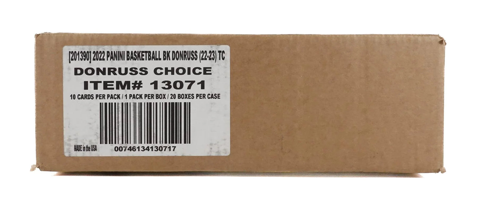 2022-23 Panini Donruss Basketball Choice 20-Box Case (Ships Sealed Only)