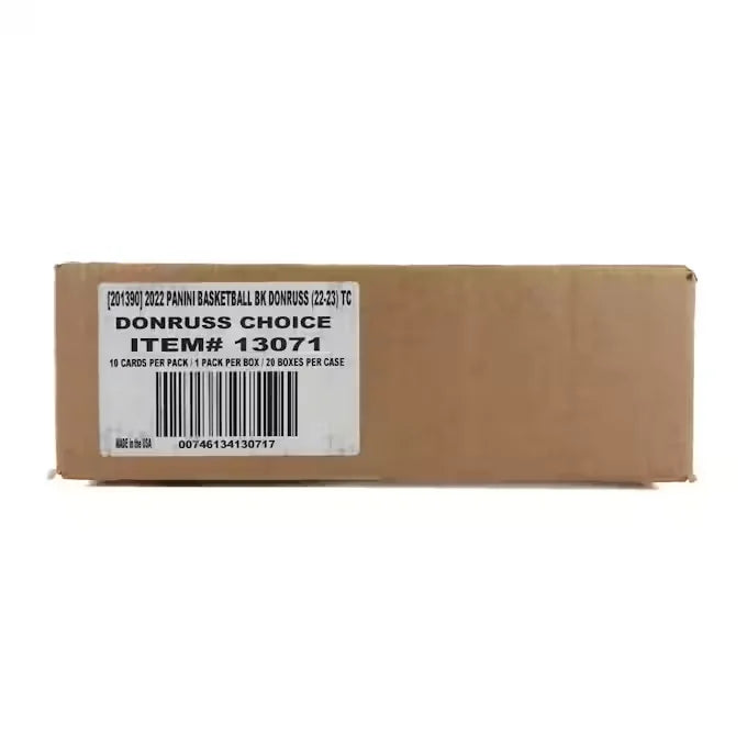 2022-23 Panini Donruss Basketball Choice 20-Box Case (Ships Sealed Only)