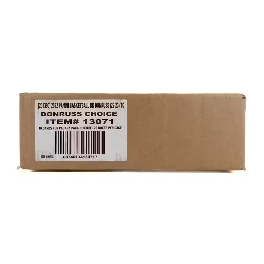 2022-23 Panini Donruss Basketball Choice 20-Box Case (Ships Sealed Only)