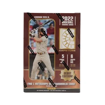DRAFT - Just In 2022 Panini Capstone Baseball Blaster Box