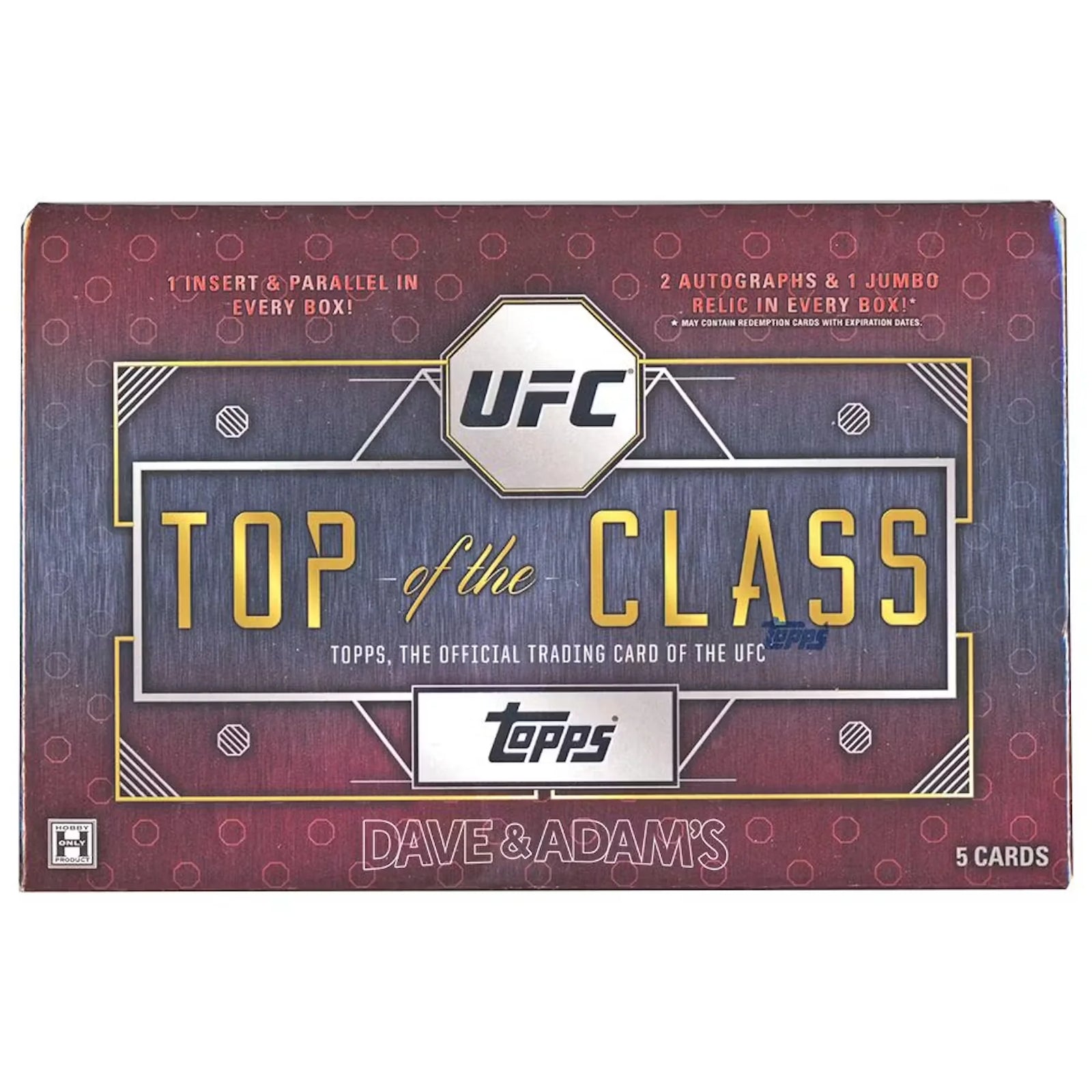 2016 Topps UFC Top of the Class Hobby Box (Ships Sealed Only) - D
