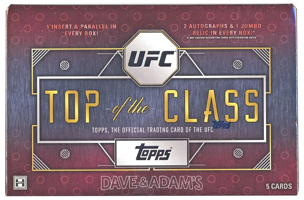 2016 Topps UFC Top of the Class Hobby Box (Ships Sealed Only) - D